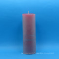 Paraffin Wax Materials and Multi-Colored Color Pillar Candle